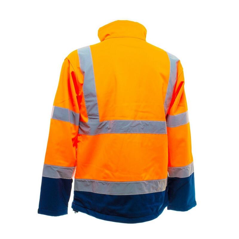 Jacheta Soft Shell Drumeții În Natură Yoko HI-VIS Band & Brace Adulți