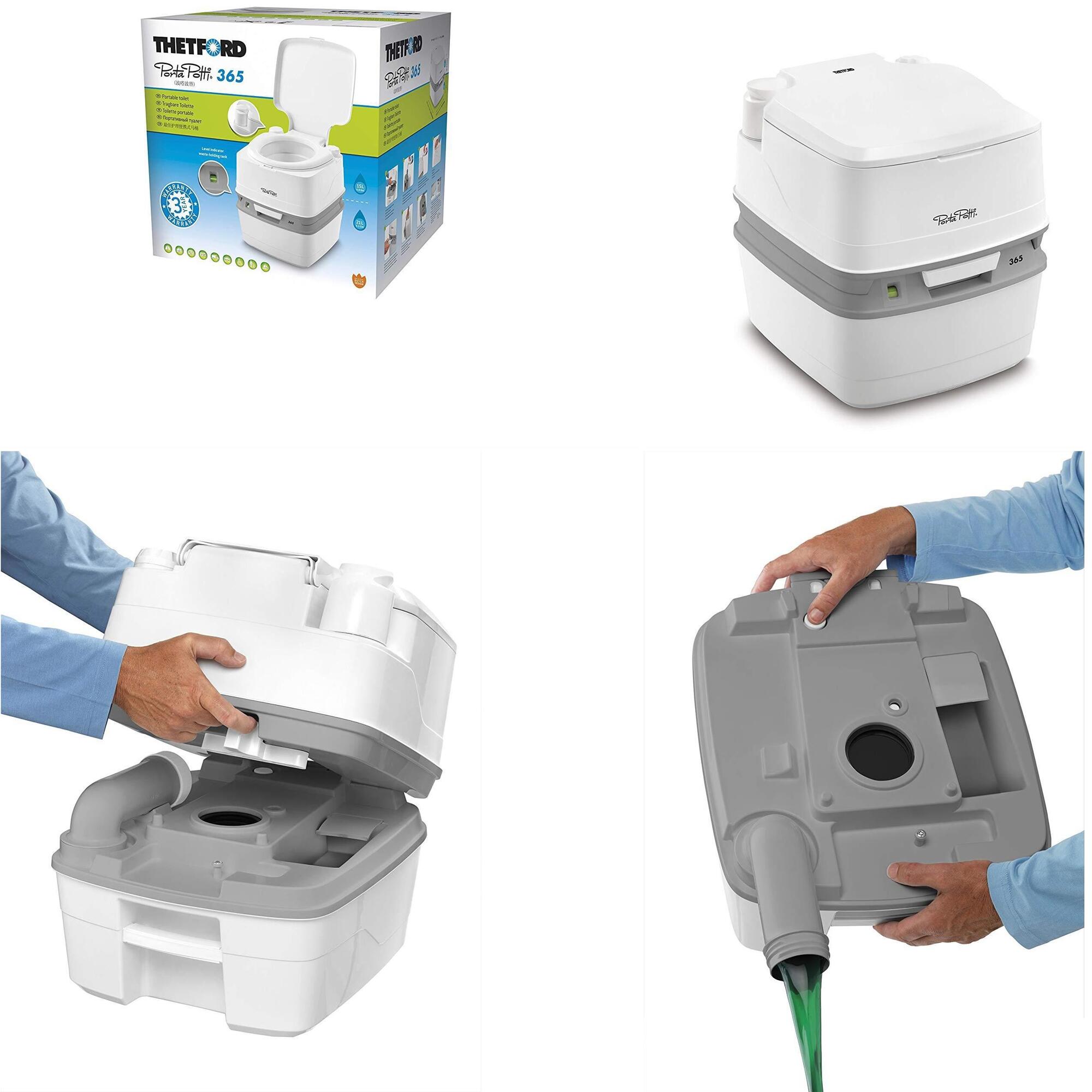 Thetford 365 Porta Potti Qube Portable Camping Toilet 2/4