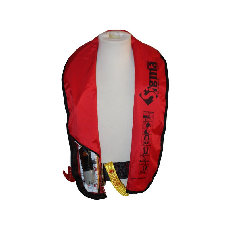 Gilet gonflable manuel SIGMA avec harnais - LALIZAS 1/3