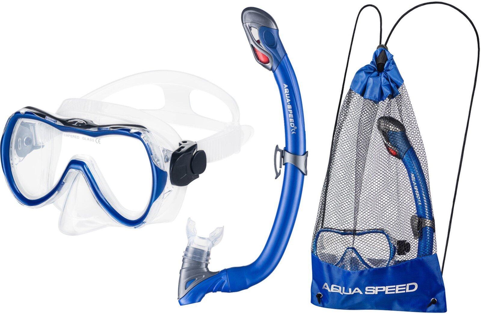 Zestaw do snorkelingu dla dzieci Aqua Speed Enzo Samos + worek