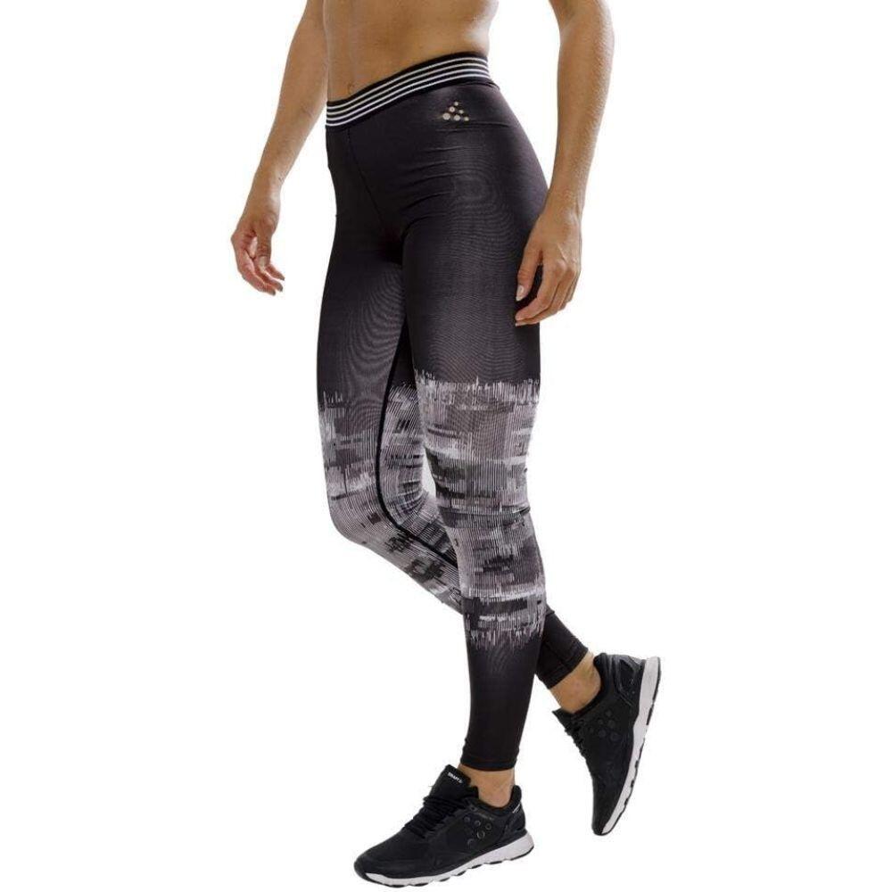 Malla larga Lux mujer Black/White running Mujer Gris CRAFT 2/3