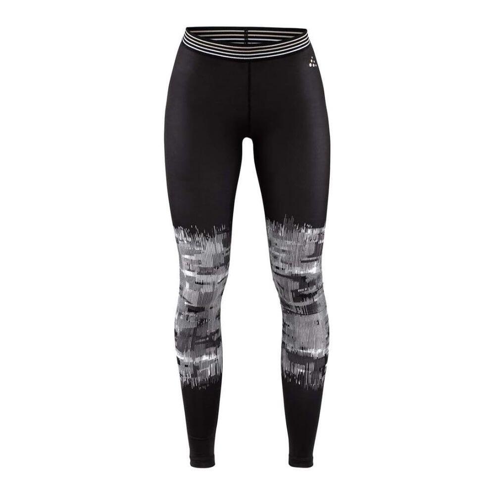 Malla larga Lux mujer Black/White running Mujer Gris CRAFT 1/3