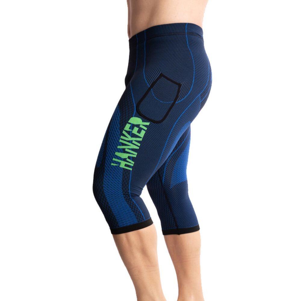 Malla Compresiva Karana Unisex Azul Royal Hanker Sport 2/3