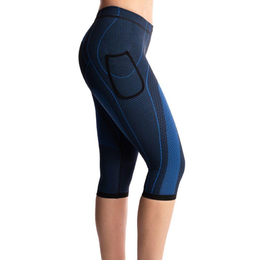 Malla Compresiva Karana Unisex Azul Royal Hanker Sport 3/3