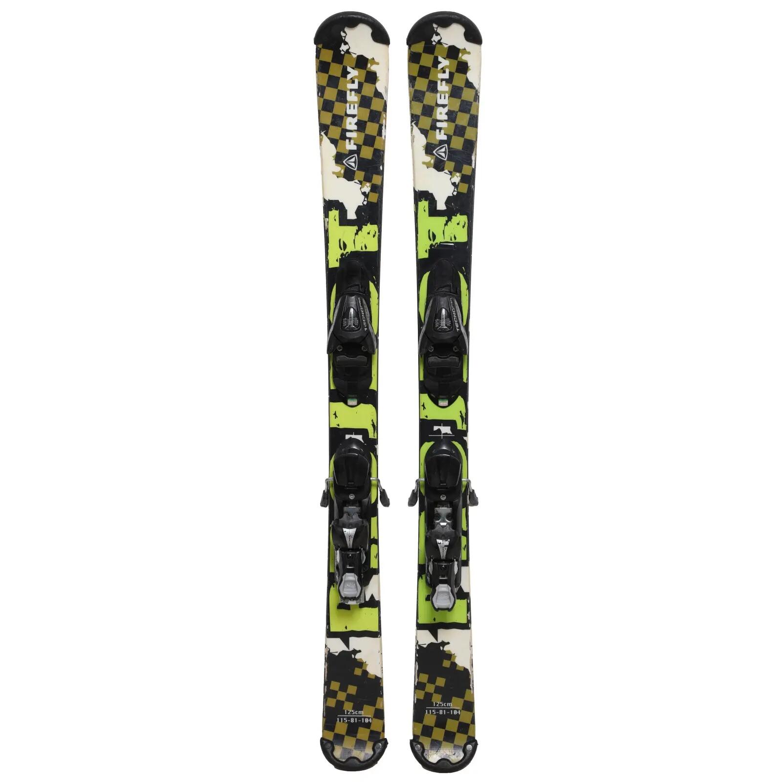 RECONDITIONNE - Mini Ski Firefly + Fixations 2/4