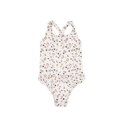 Swim Essentials | Costume Panterato intero bambina anti-UV Kaki