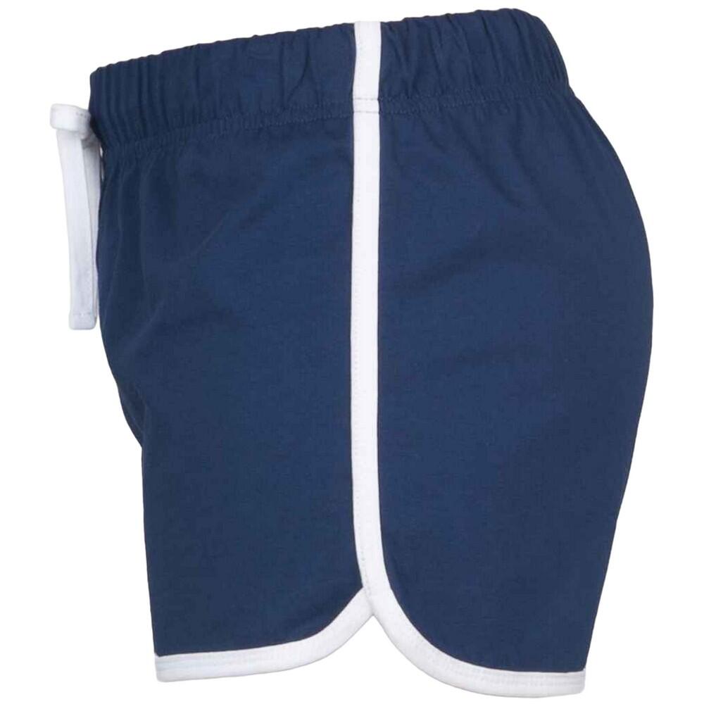 Short Rétro Femme (Bleu Marine / Blanc) 3/3