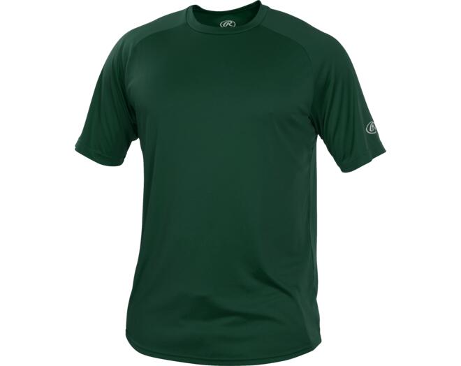 RAWLINGS Rawlings YRTT Crew Neck Short Sleeve Youth S Dark Green