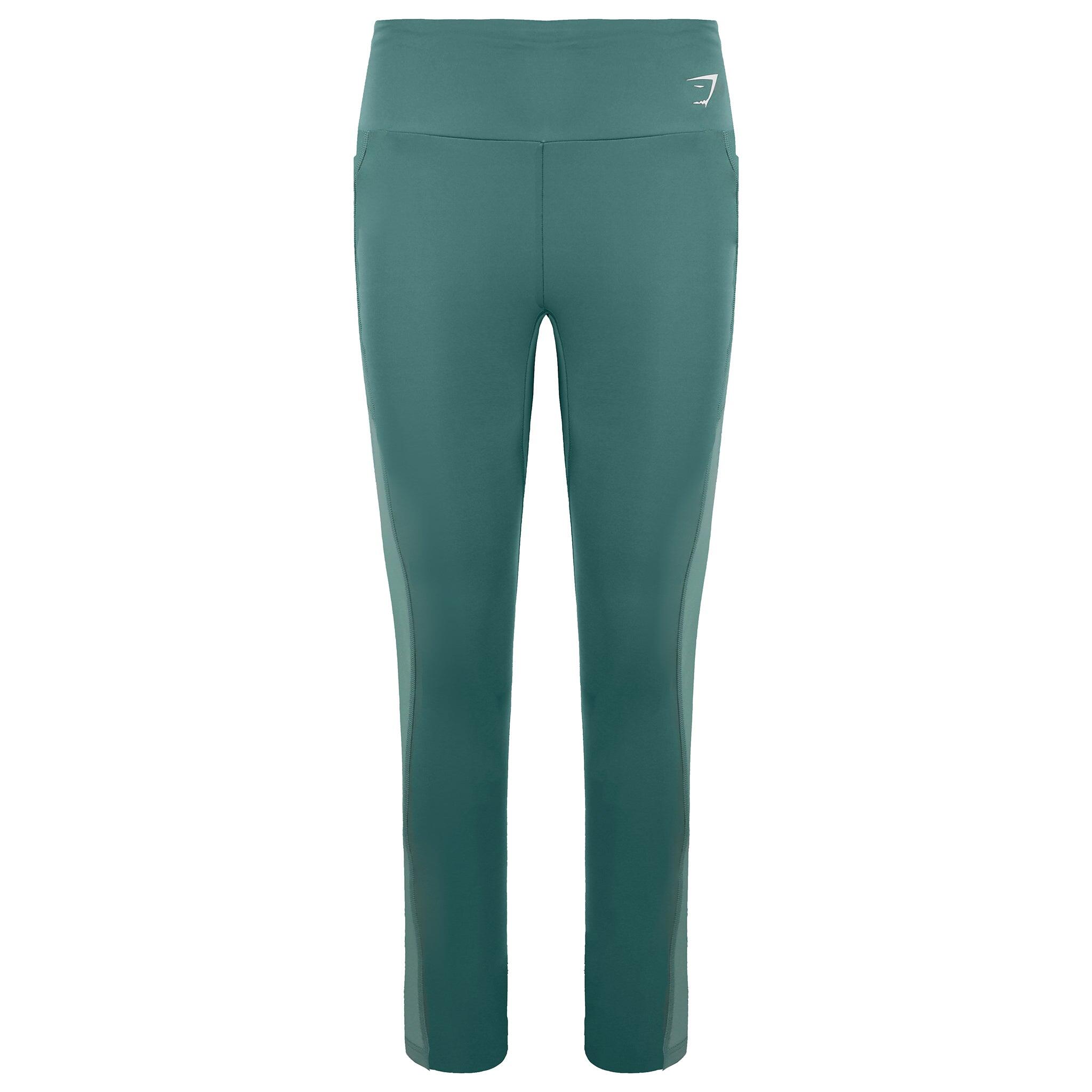 GYMSHARK Gymshark High Rise Fit Womens Green Leggings