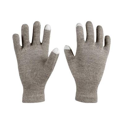 Zachte alpaga-merino handschoenen. op maat gemaakt voor de winter en buiten