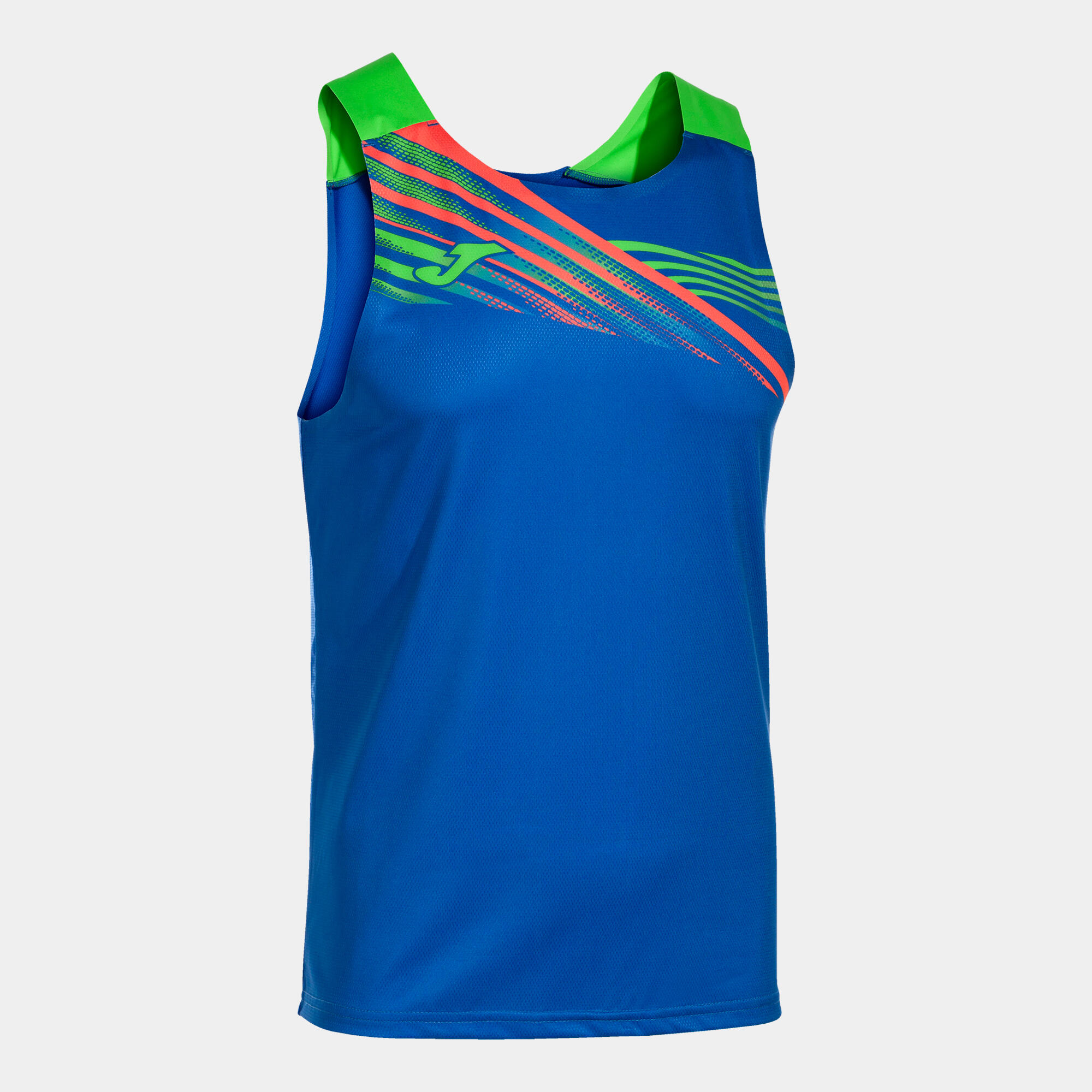 bleu royal / bleu azur / orange fluo
