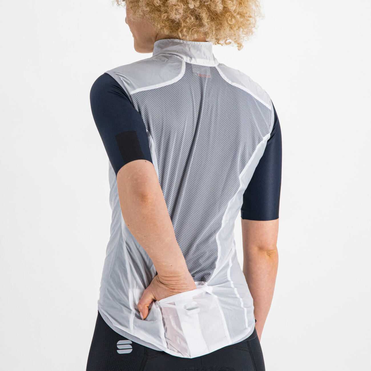 Gilet Sportful Hot Pack Easylight da donna bianco 7/7