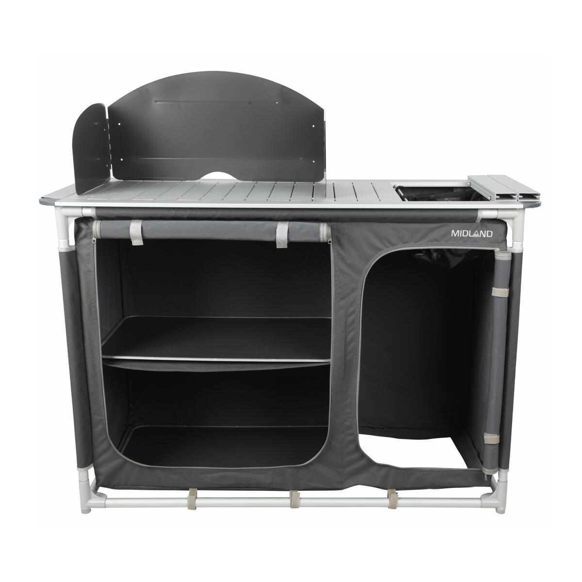 Midland - Midland Meuble De Cuisine Classique Véga Bac Vaisselle Rangements Camping Car - Meuble De Rangement - Taille Unique - Decathlon