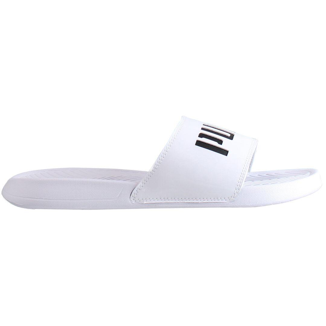 PUMA Puma Popcat Patent Womens White Sliders