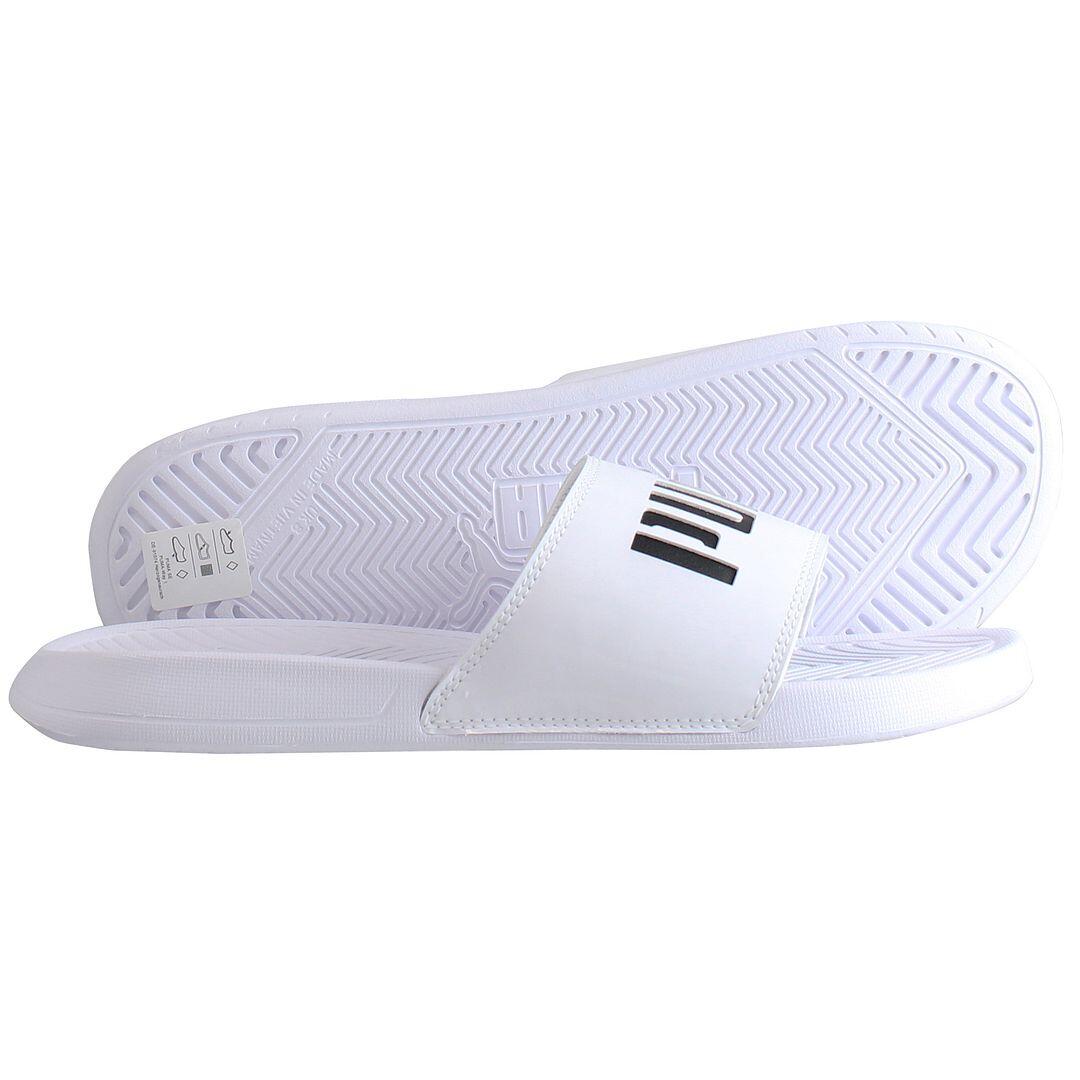 Puma Popcat Patent Womens White Sliders 4/5