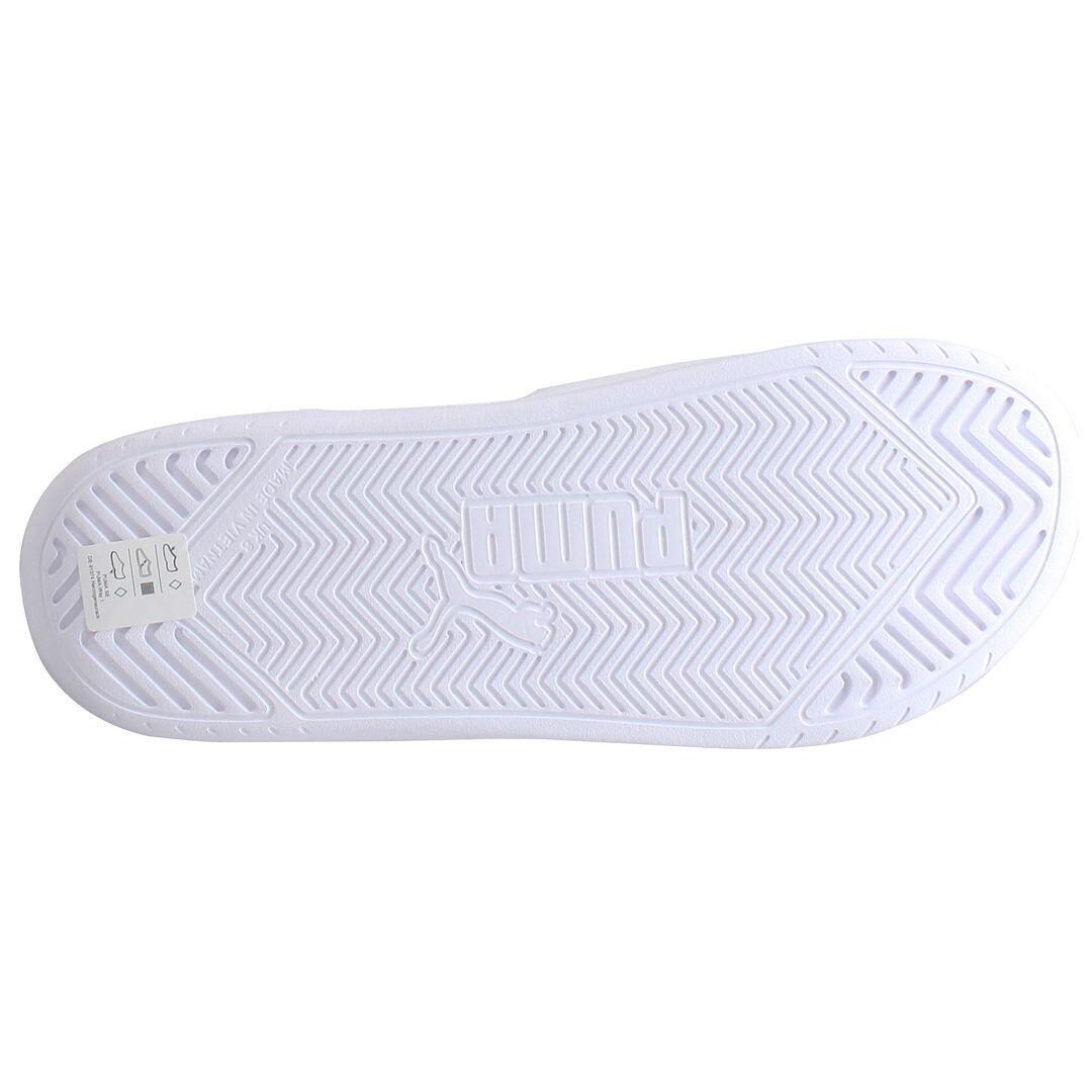 Puma Popcat Patent Womens White Sliders 5/5