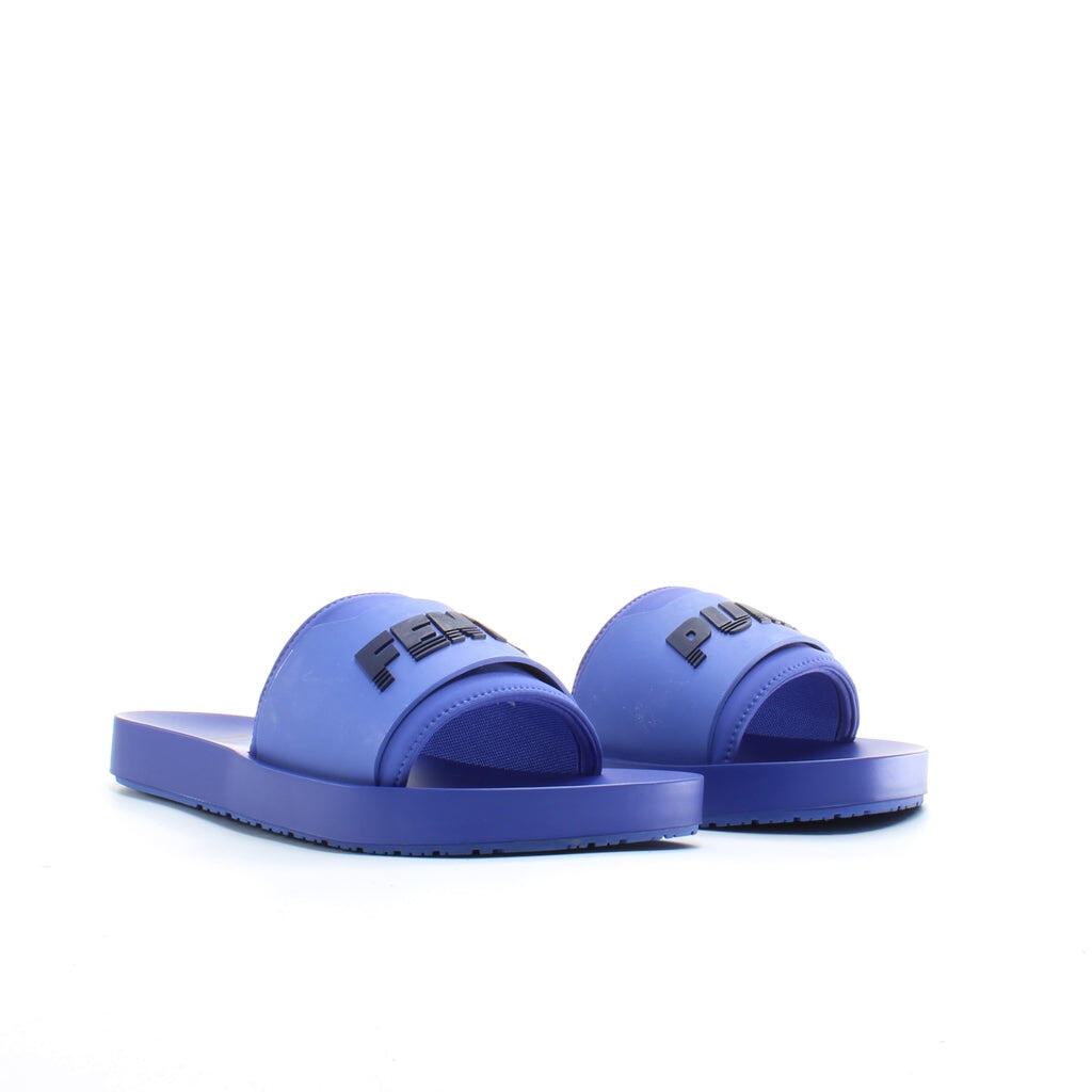 Puma x Rihanna Fenty Surf Womens Blue Sliders 2/6