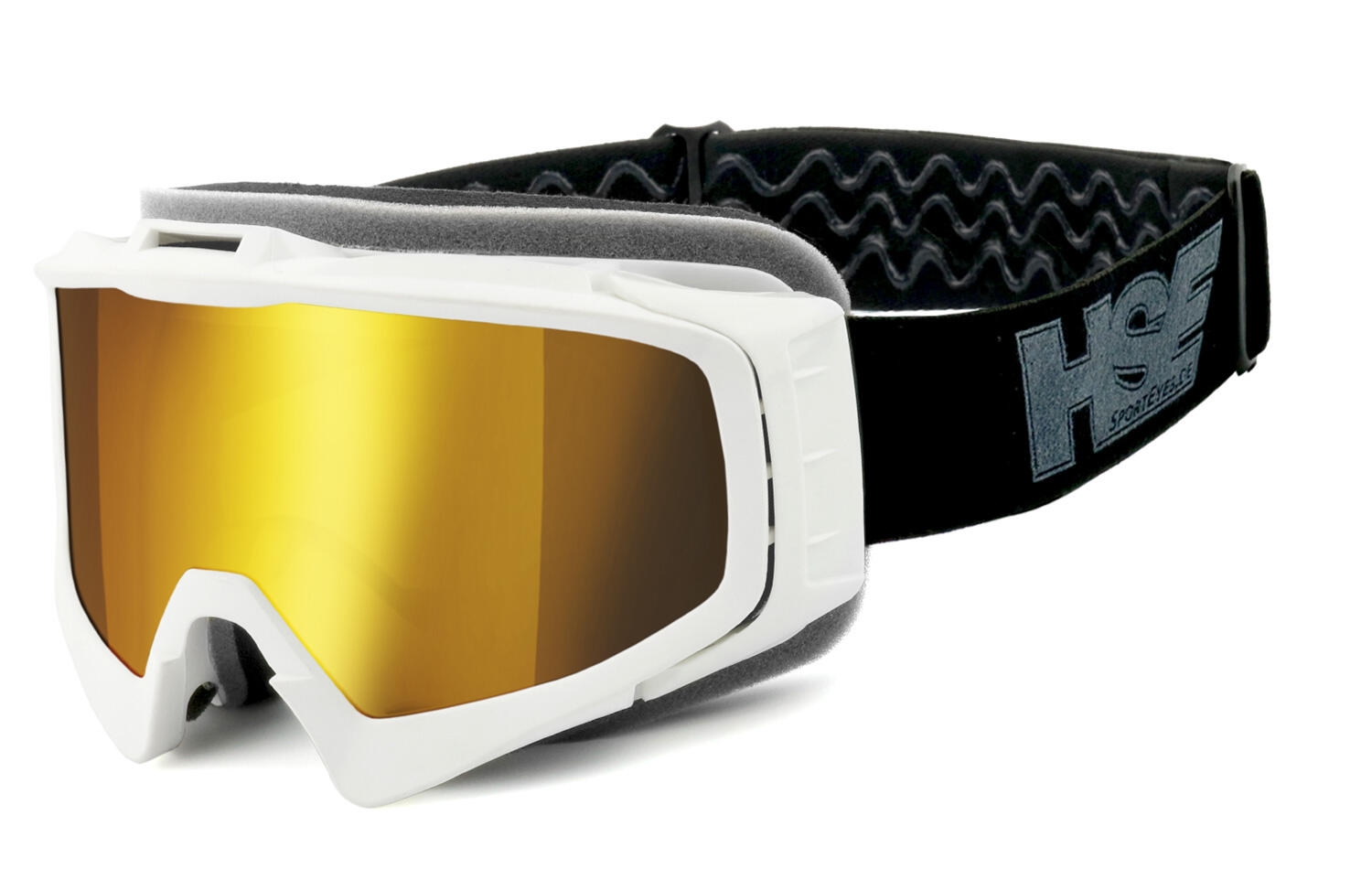 HSE - SPORTEYES Skibrille | 2305w1 | Laser gold | Crossbrille | beschlagfrei