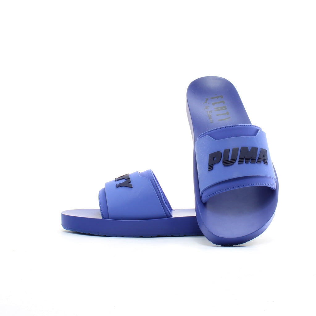 Puma x Rihanna Fenty Surf Womens Blue Sliders 4/6