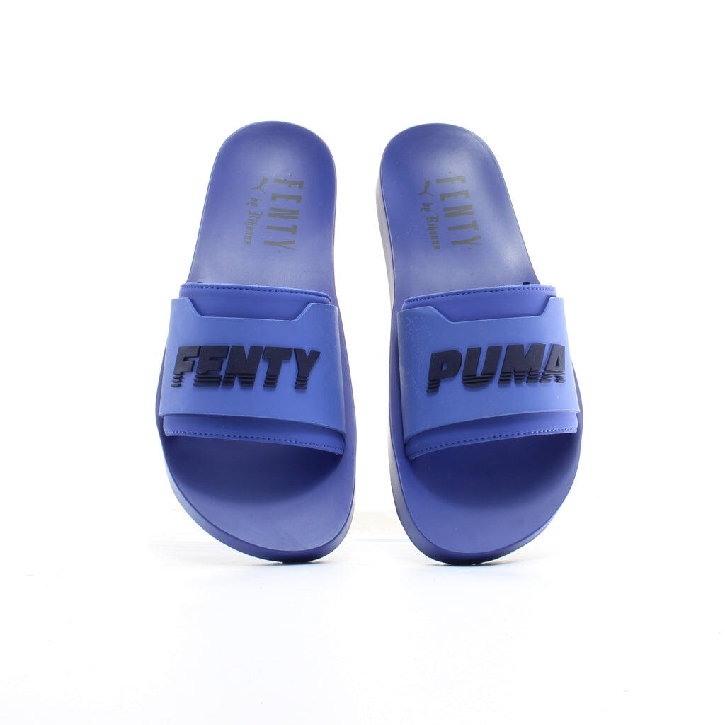 Puma x Rihanna Fenty Surf Womens Blue Sliders 5/6