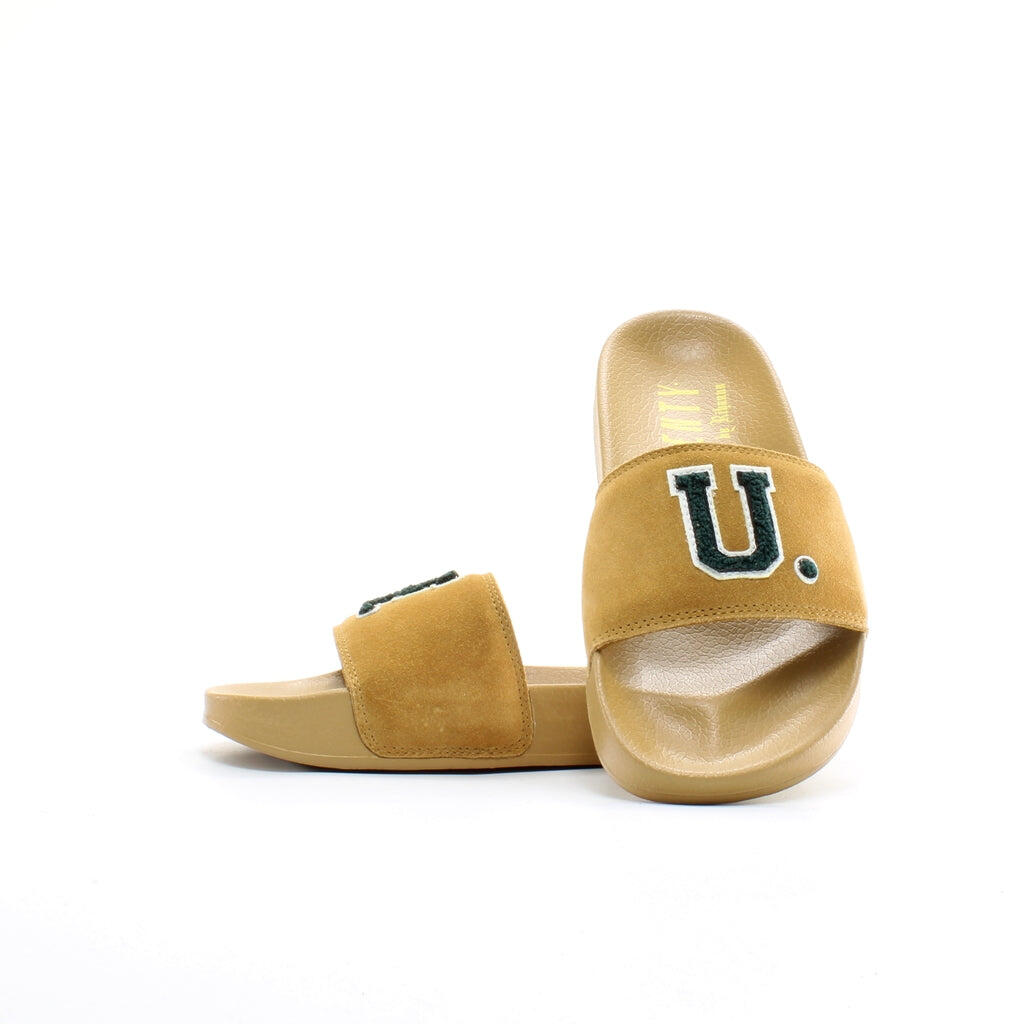 Puma Rihanna Fenty FU Womens Brown Sliders 4/6