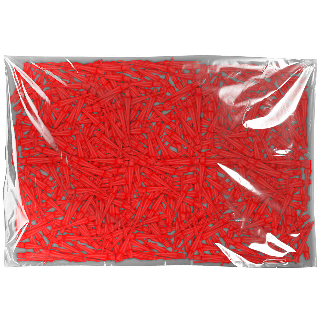Bull's Long Life Short Softtip Points | 1000 pcs Red 2/2