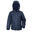 Core Veste Molletonnée Coupevent Imperméable Enfant (Bleu Marine)