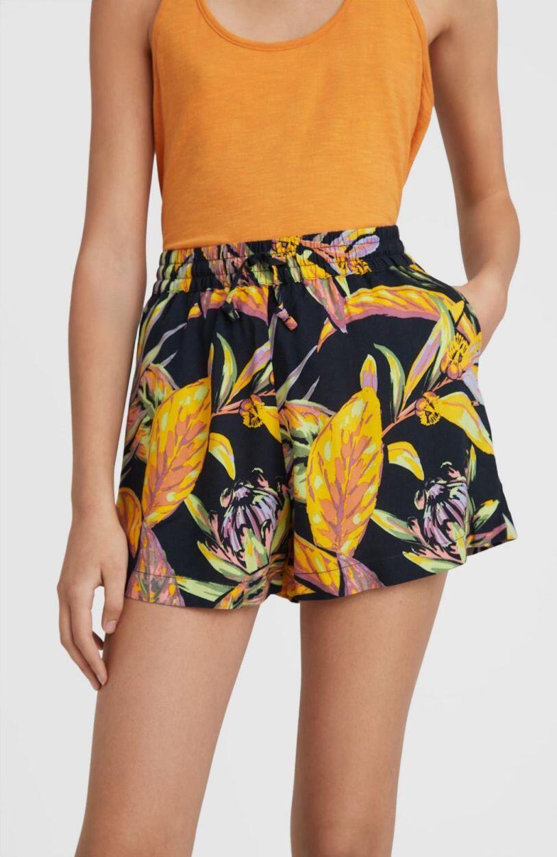 O'NEILL O'neill Shorts AMIRI BEACH SHORTS  Femmes Black Tropical Flower 3/4