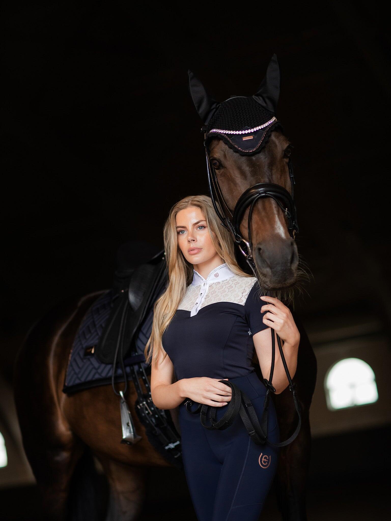 Tapis de selle Modern Dark Ocean DRESSAGE - Equestrian Stockholm 4/5