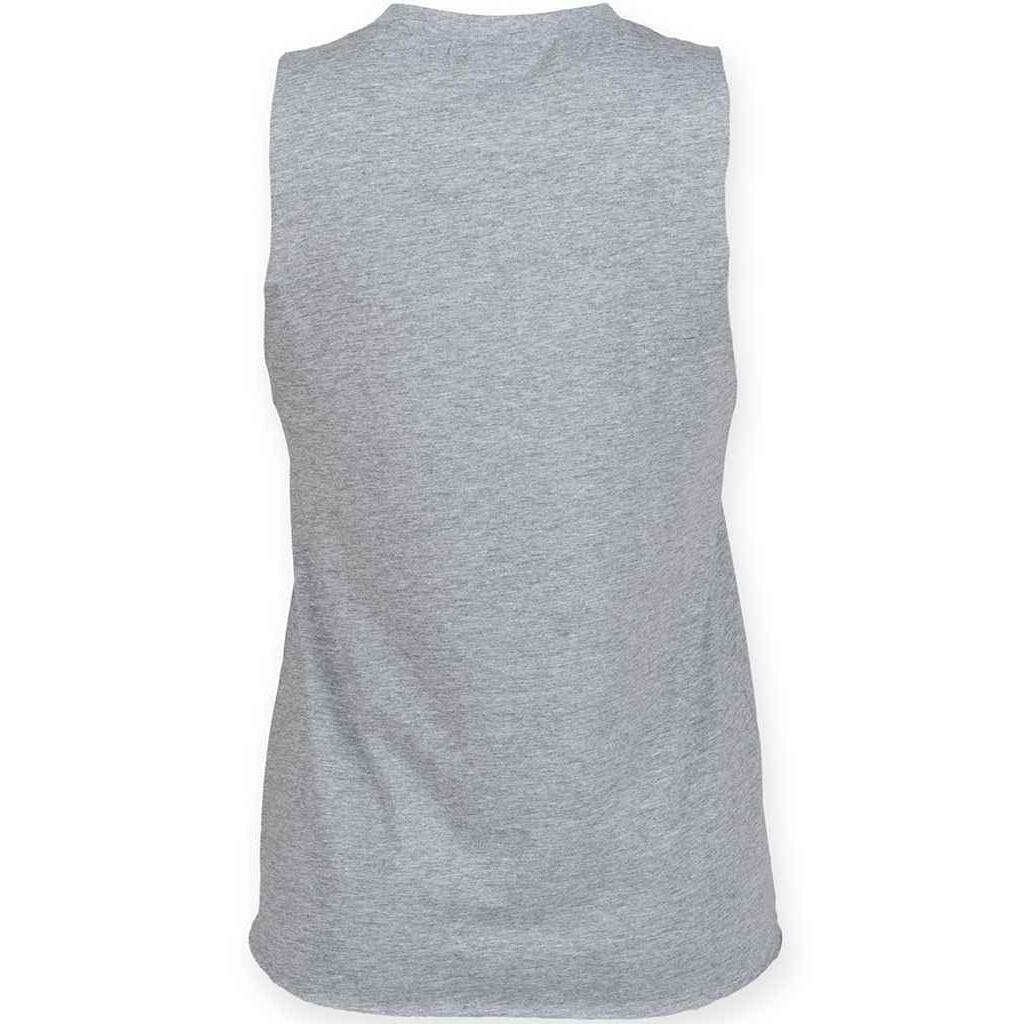 Tshirt Sans Manches Femme (Gris Chiné) 2/3