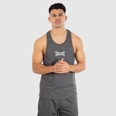 Herren Stringer Top Classic Ripp Schwarz