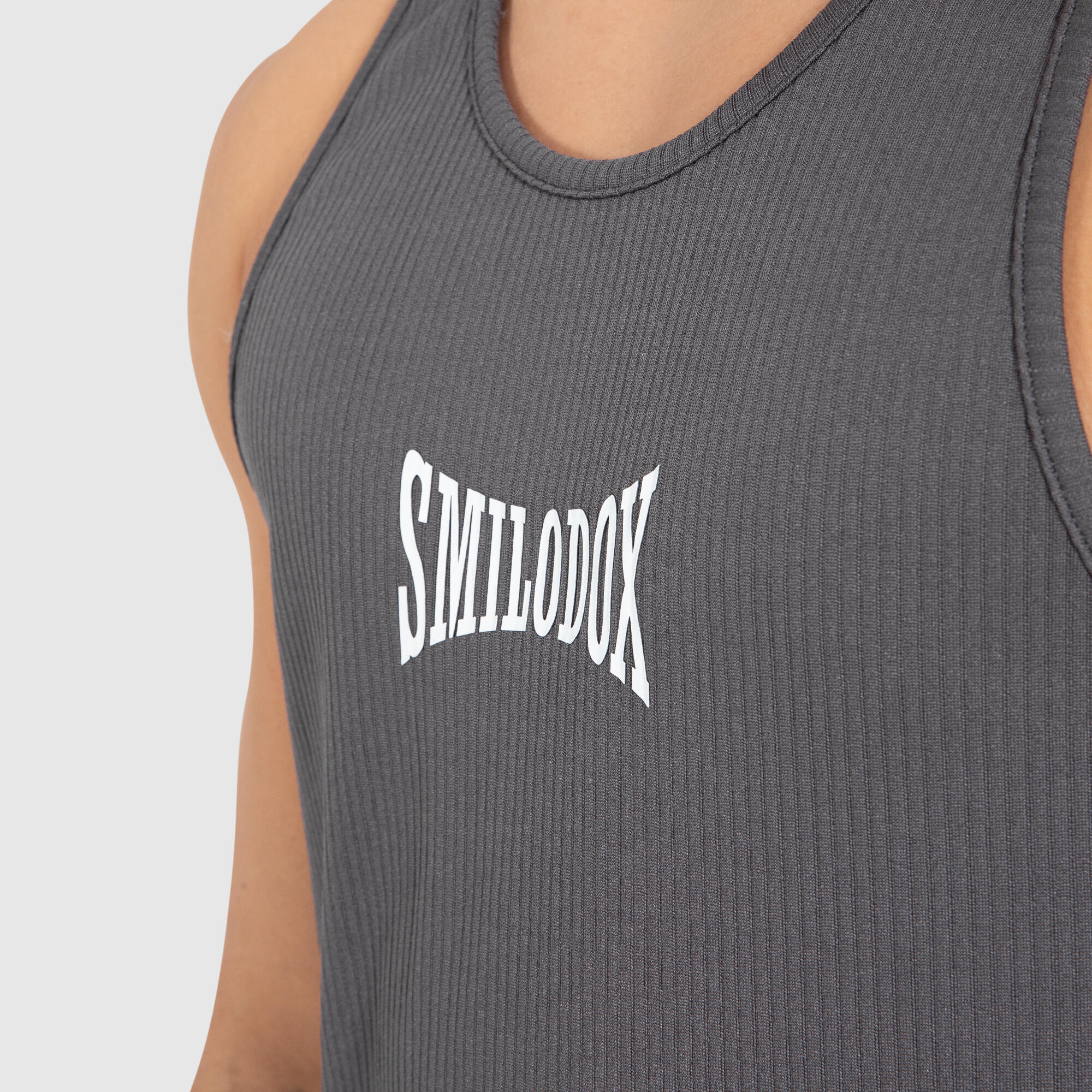 Herren Stringer Top Classic Ripp Anthrazit 4/6