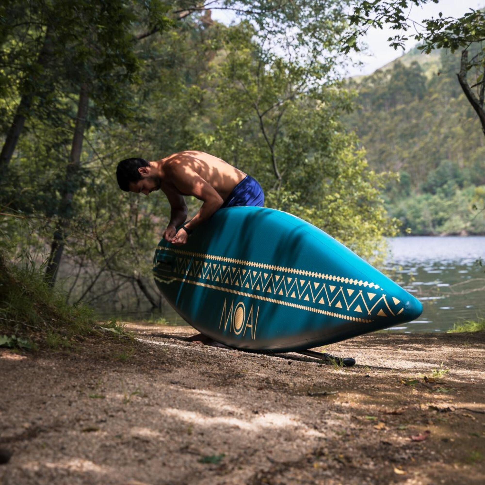 Pompowana deska SUP Moai Touring Ultra Light 11'6 z wiosłem 7/7