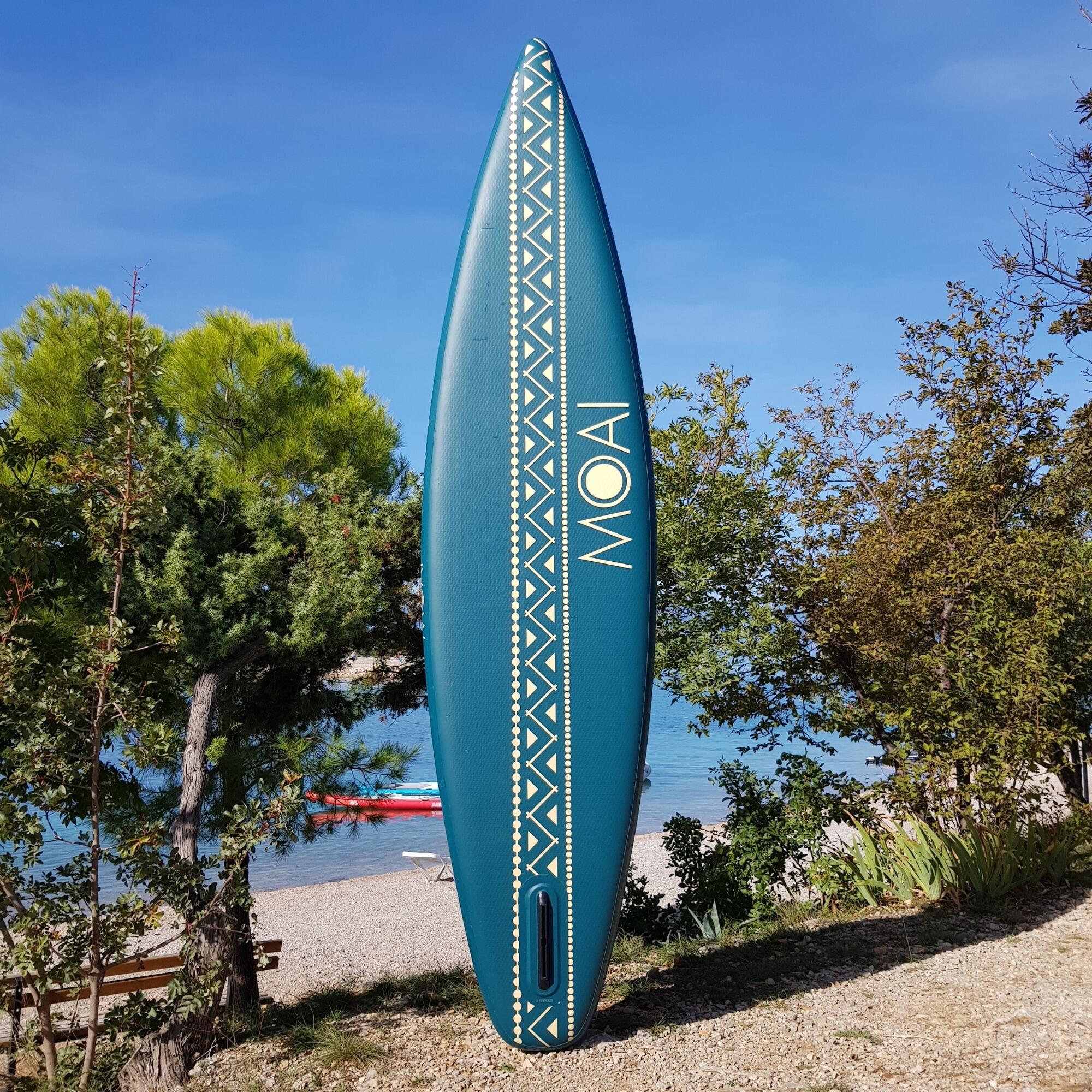Pompowana deska SUP Moai Touring Ultra Light 11'6 z wiosłem 6/7