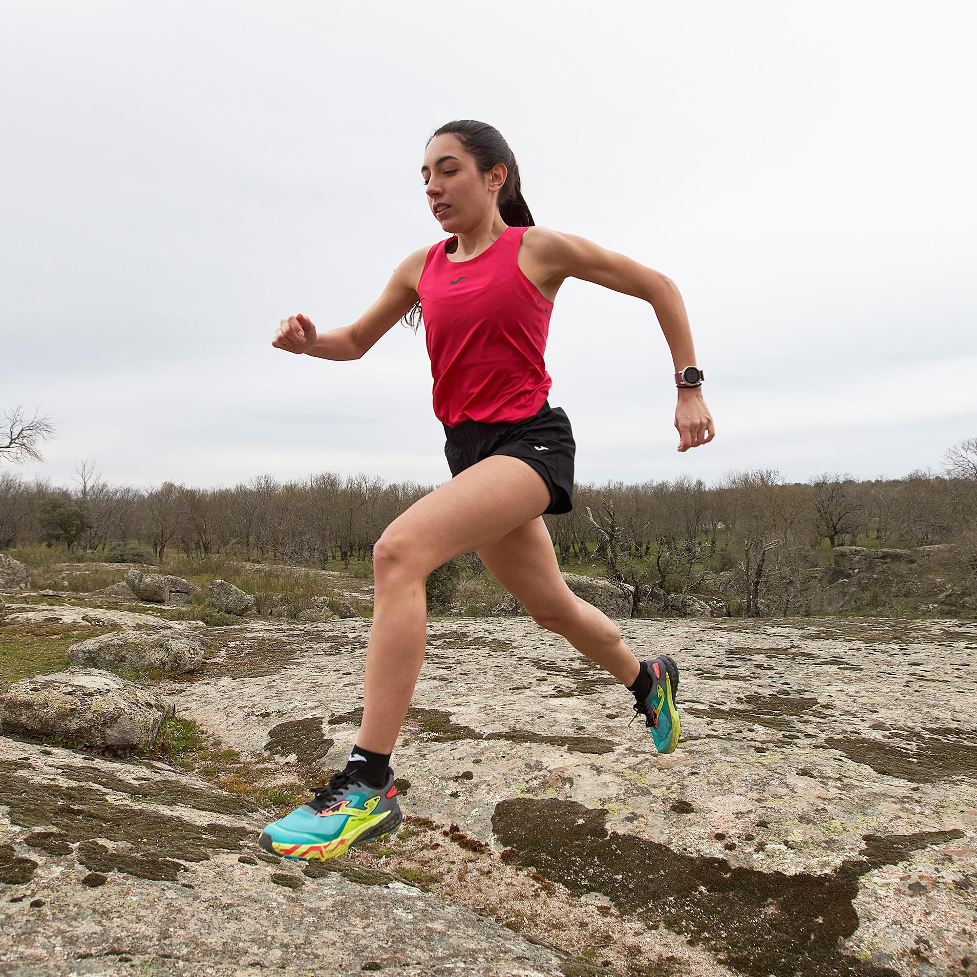 Camiseta Tirantes Running Mujer Joma R-City Fucsia JOMA Decathlon