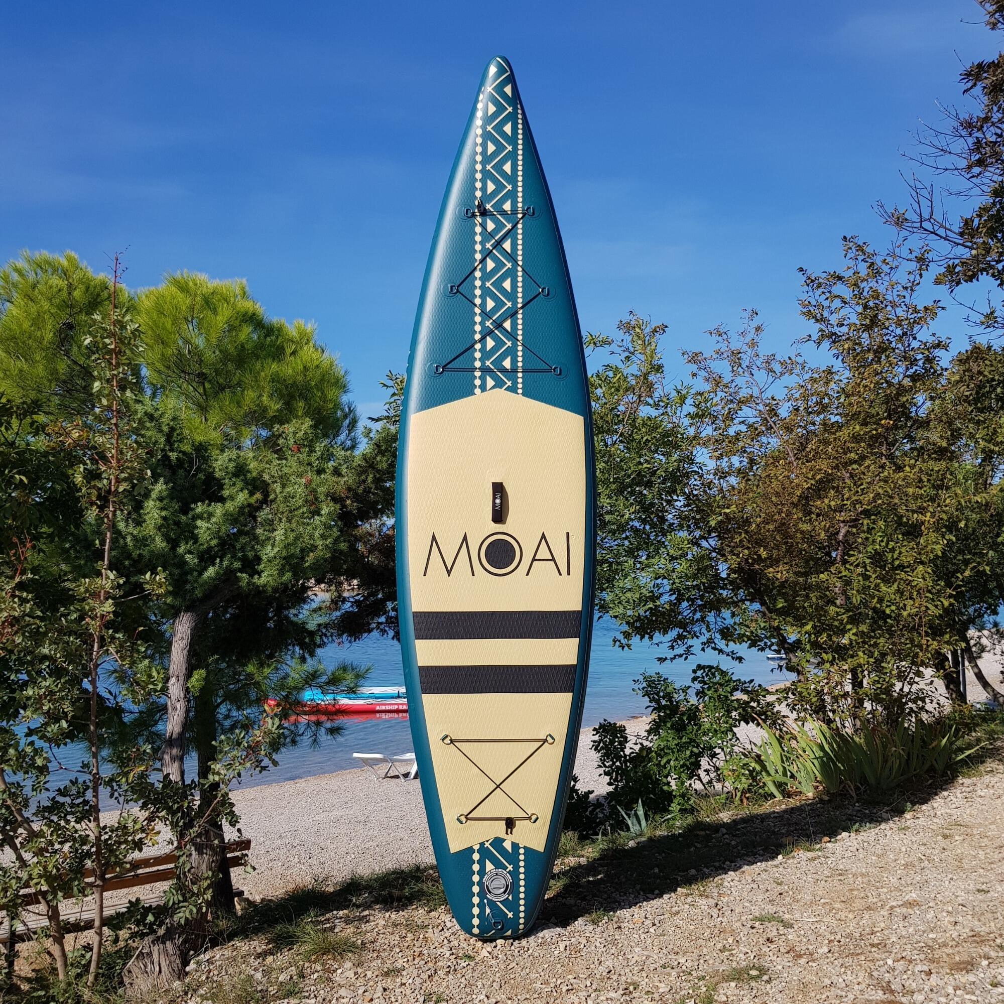Pompowana deska SUP Moai Touring Ultra Light 11'6 z wiosłem 5/7