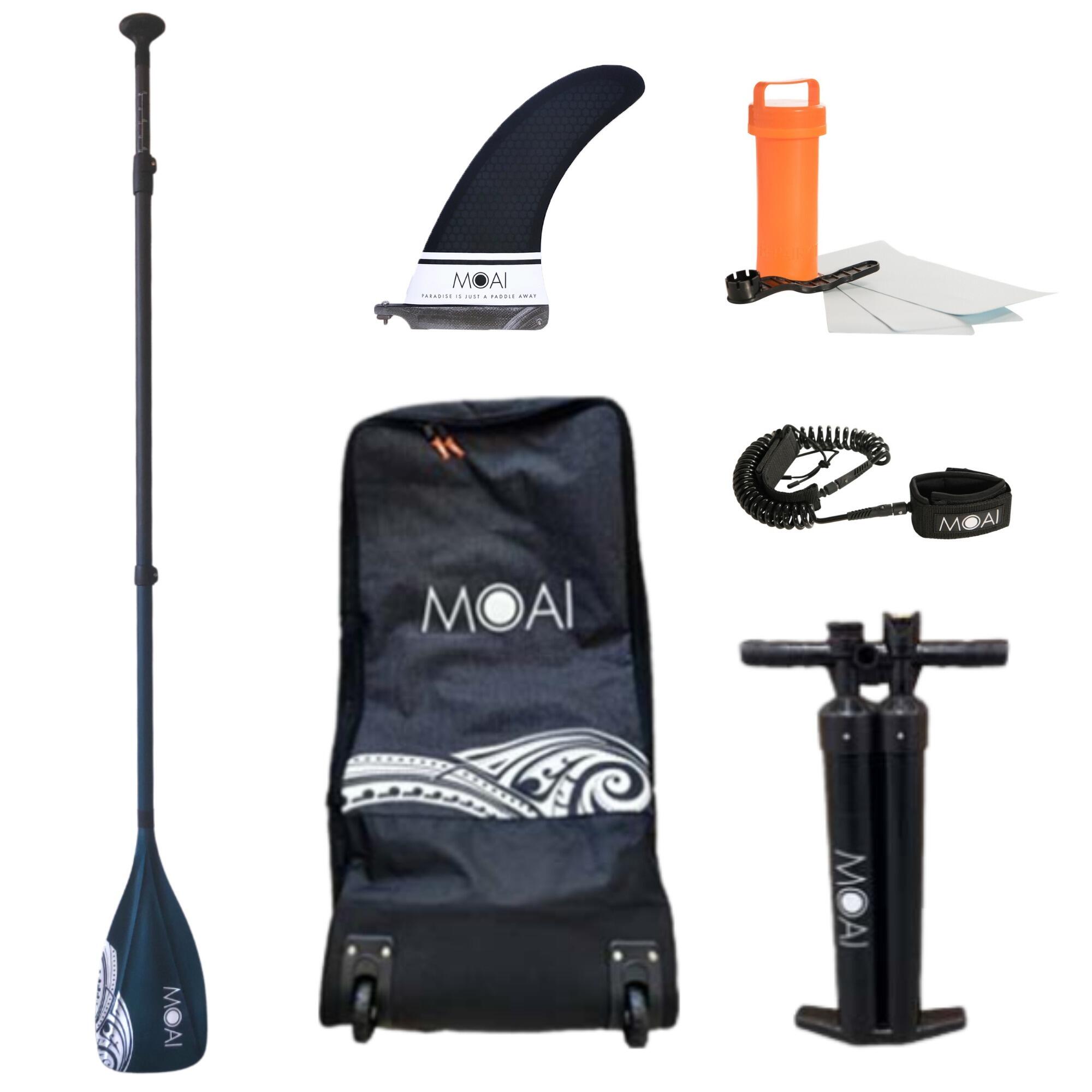 Pompowana deska SUP Moai Touring Ultra Light 11'6 z wiosłem 4/7