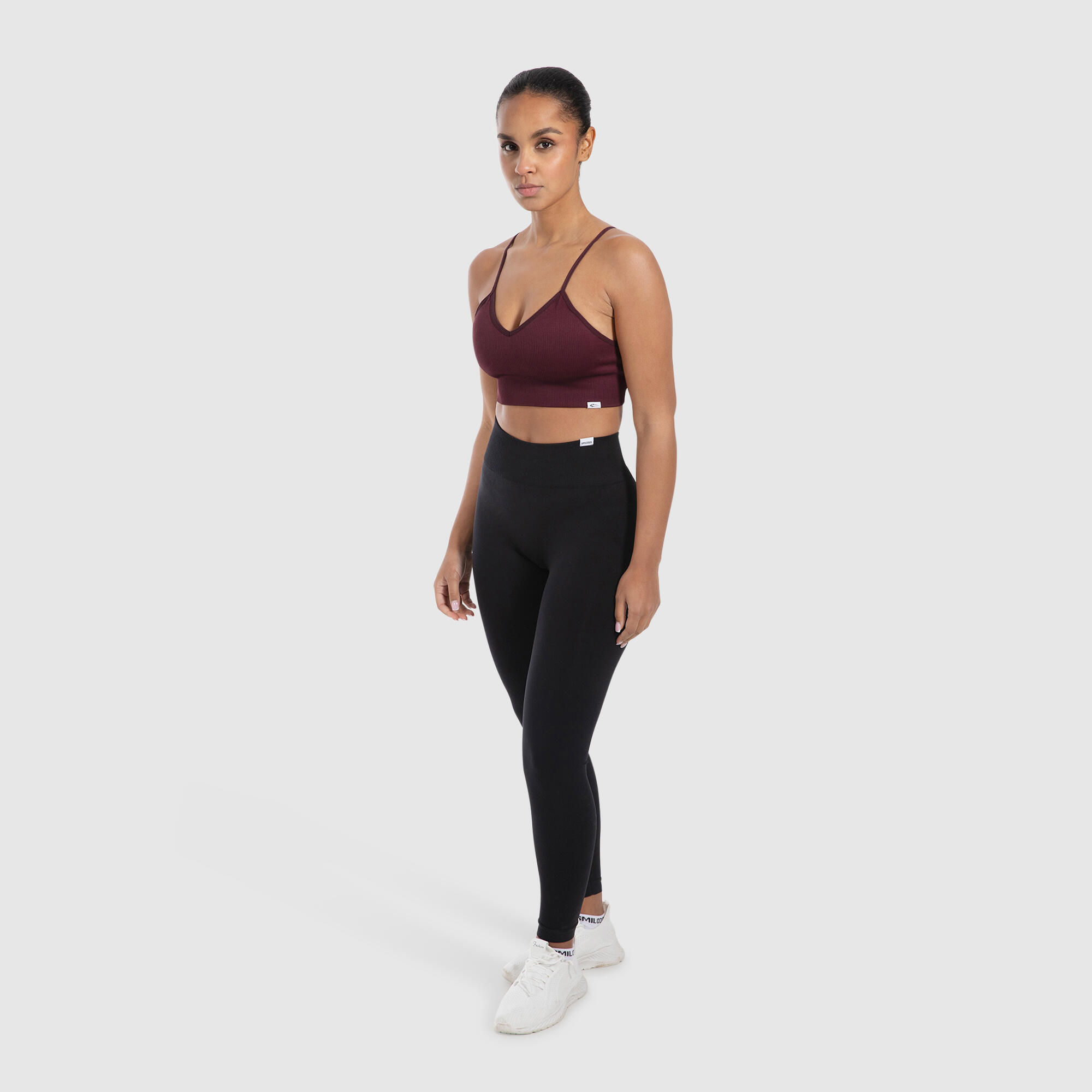 Damen Sport BH Alma Dunkel Lila 3/6