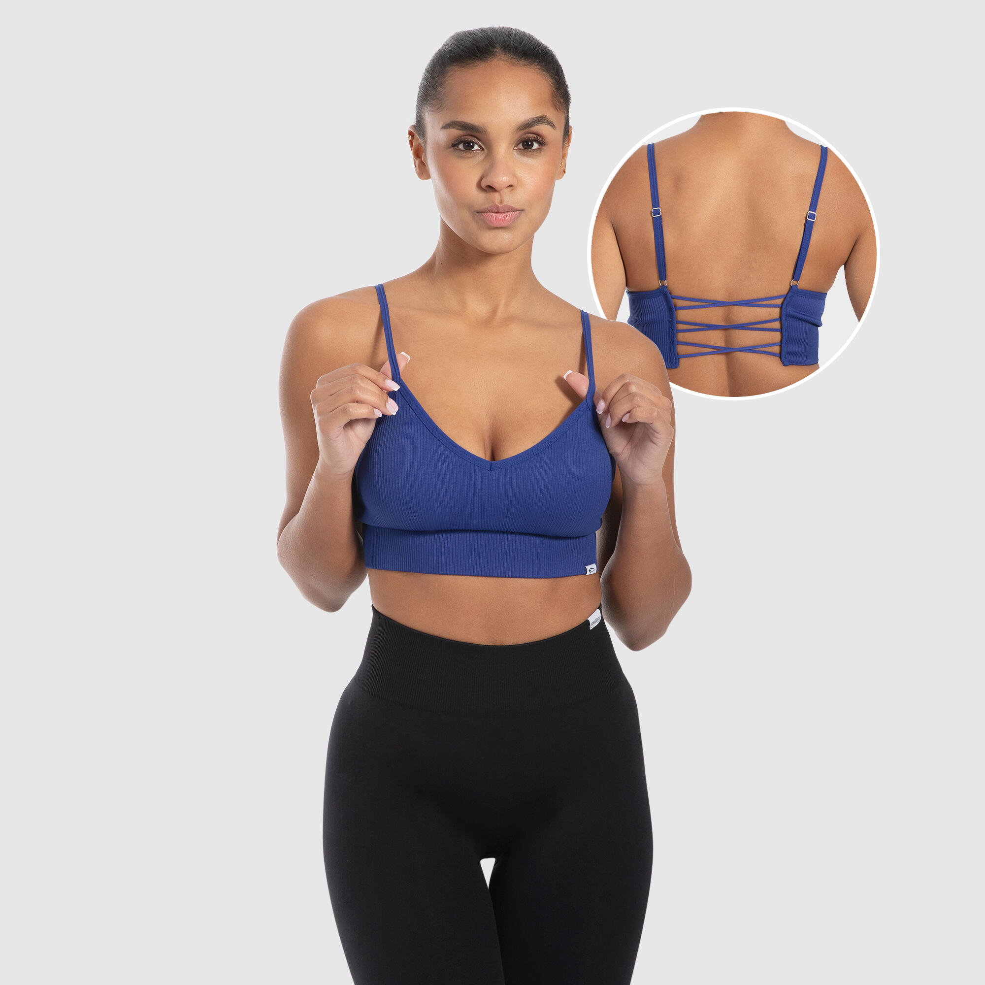 SMILODOX Damen Sport BH Alma Royal Blau