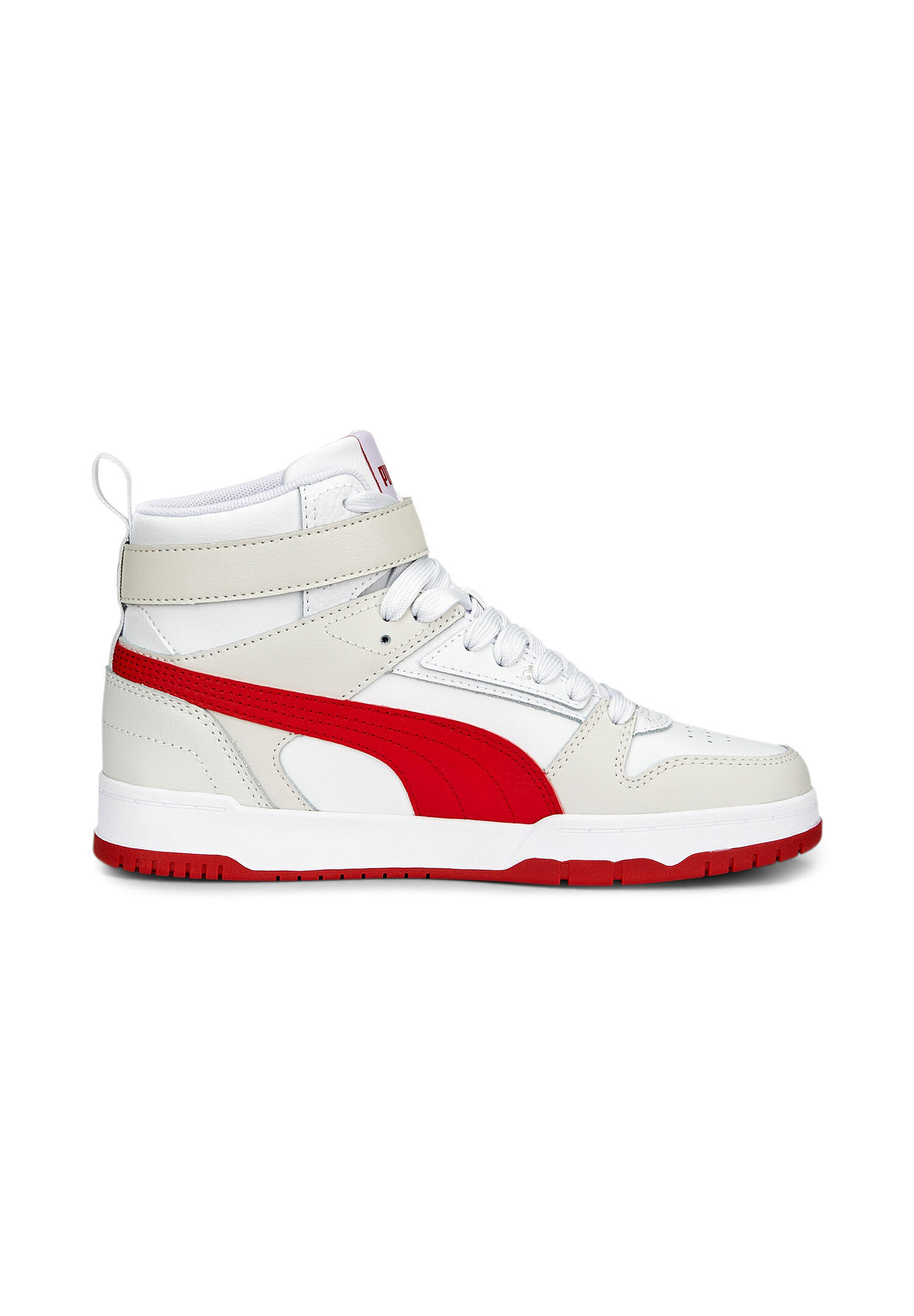 Puma RBD GAME JR Kinder Sneaker High 386172 04 weiss/rot 2/15