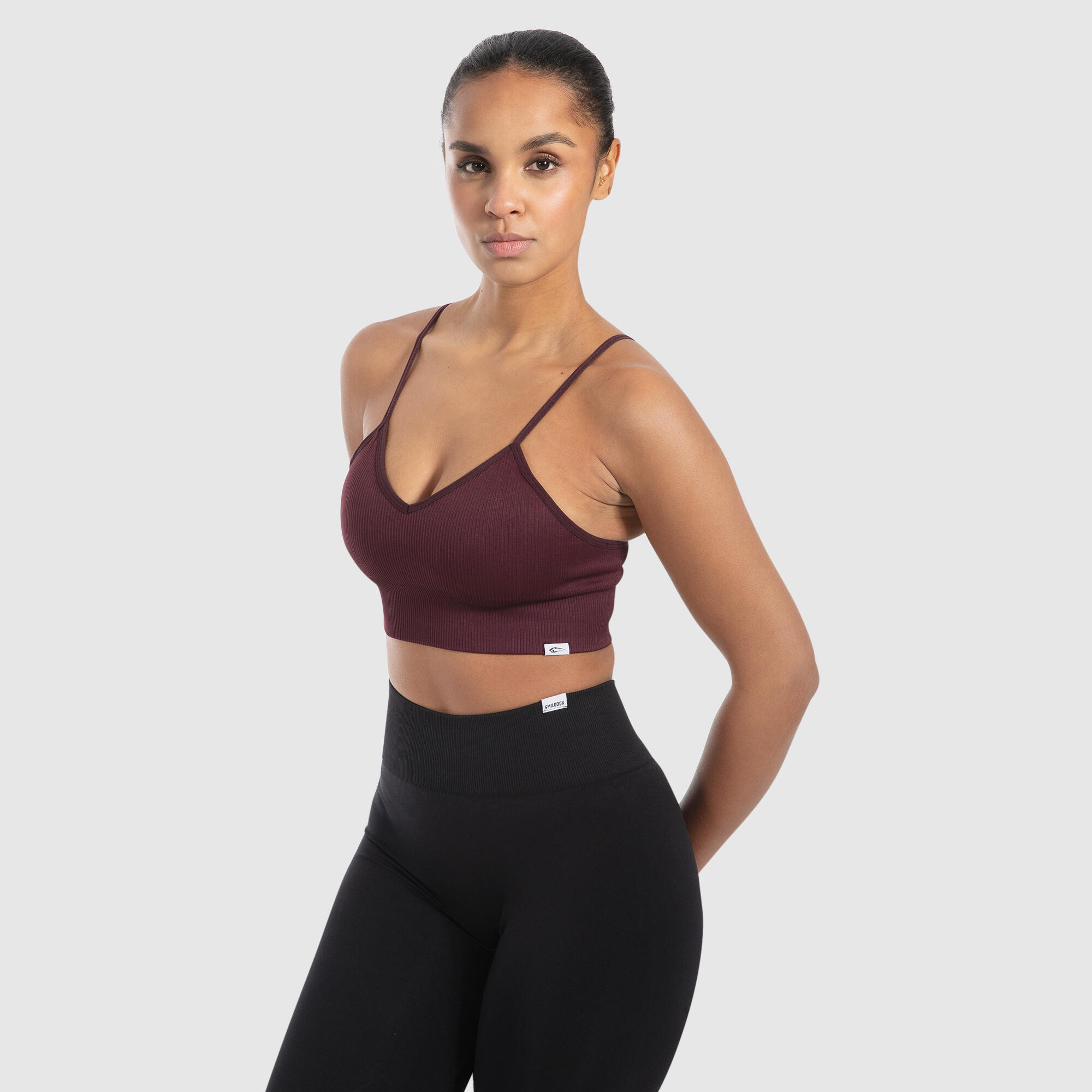 Damen Sport BH Alma Dunkel Lila 2/6
