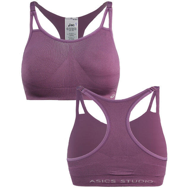 Asics Curve Seamless Womens Lilac Sports Bra 1/3
