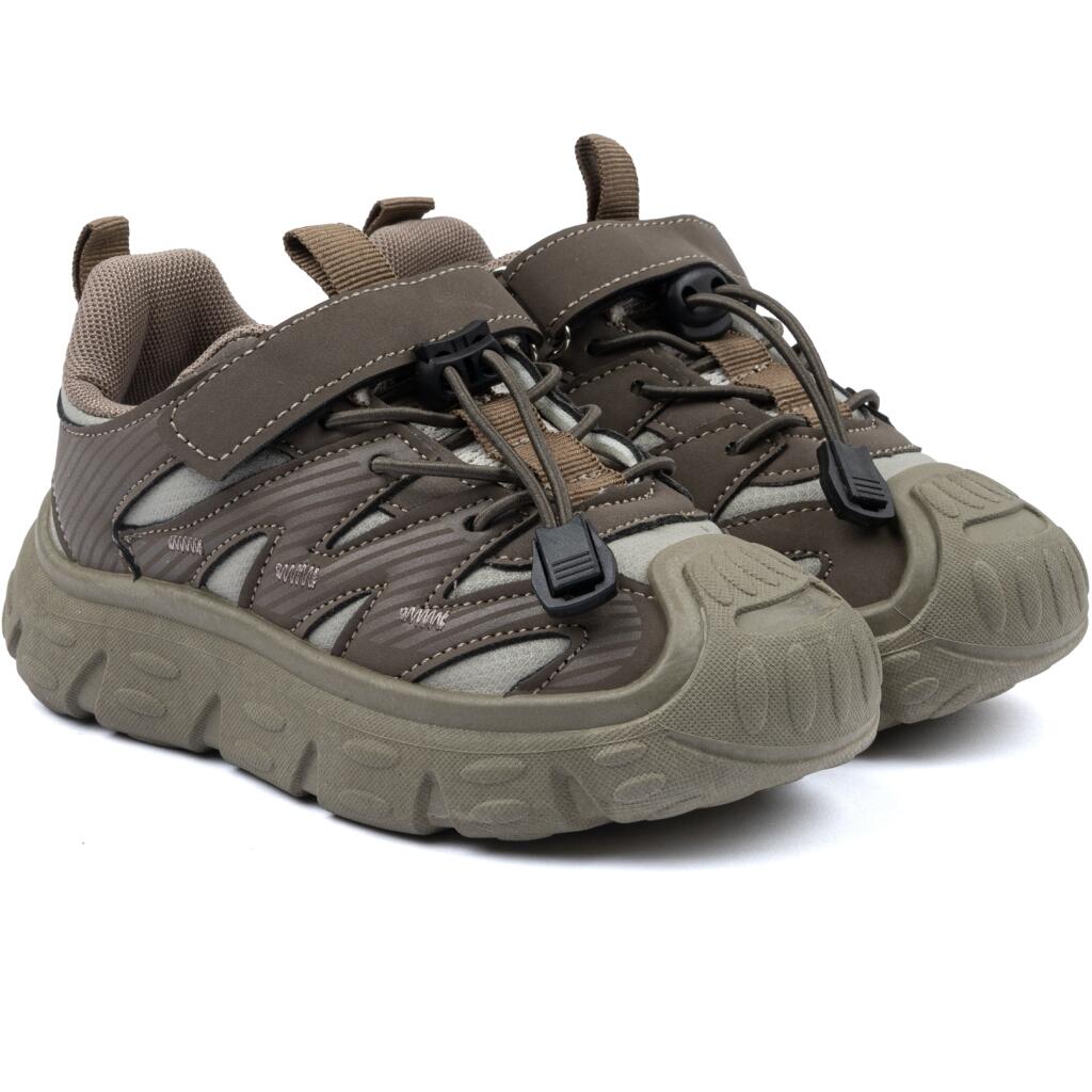 Calçado Caminhada Elástico Sola de Borracha Mikk-line Sneaker 1/7