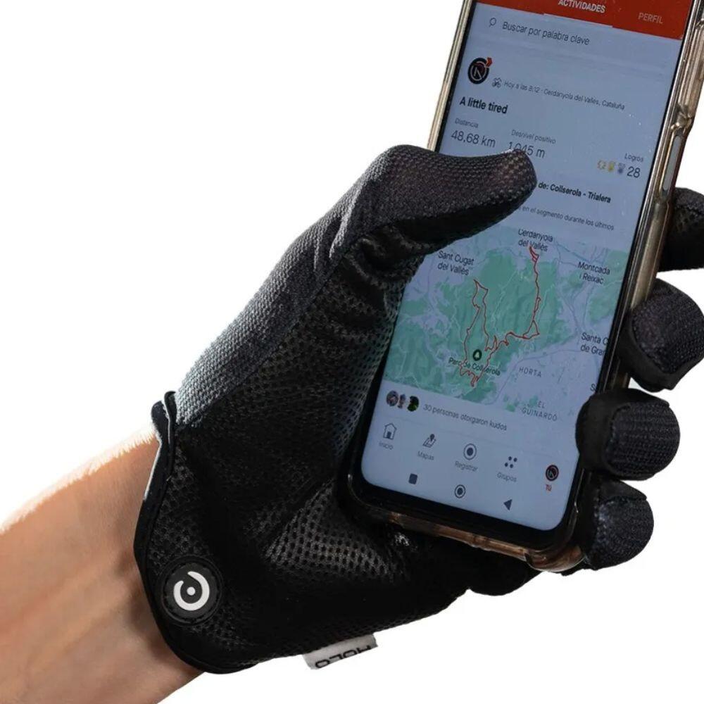 Guantes largos Kuro ciclismo Unisex Negro MOMUM 3/3