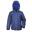 Core Veste Molletonnée Coupevent Imperméable Enfant (Bleu Marine/Bleu Roi)