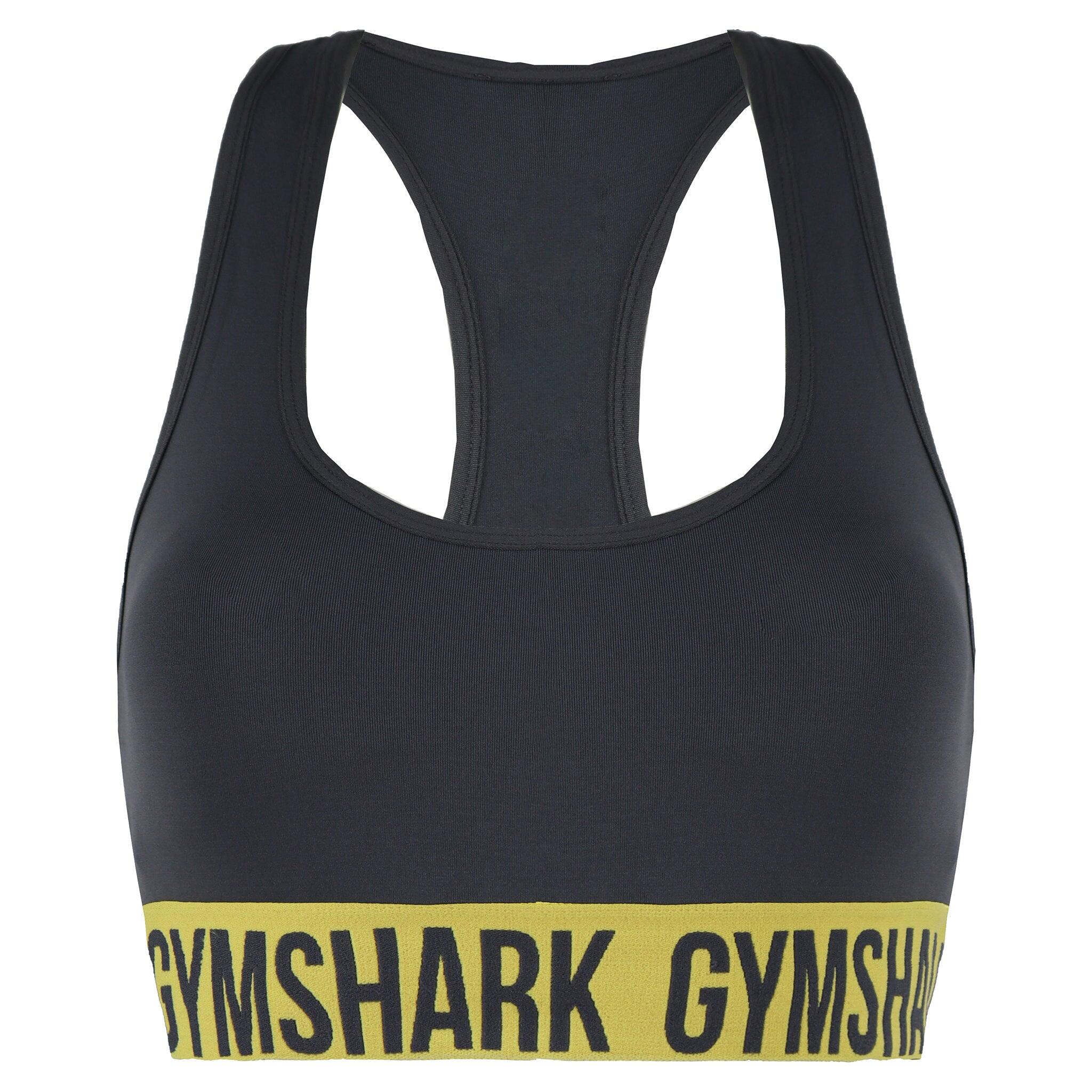 GYMSHARK Gymshark Fit Womens Charcoal Sports Bra