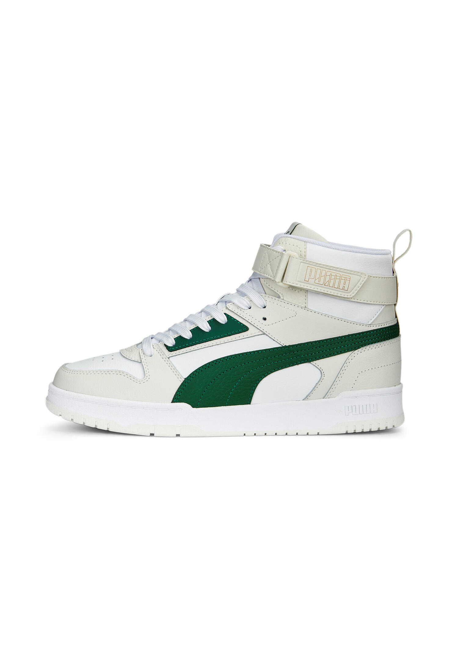 Puma RBD GAME Sneaker High Unisex 385839 10 weiss-grün 6/7