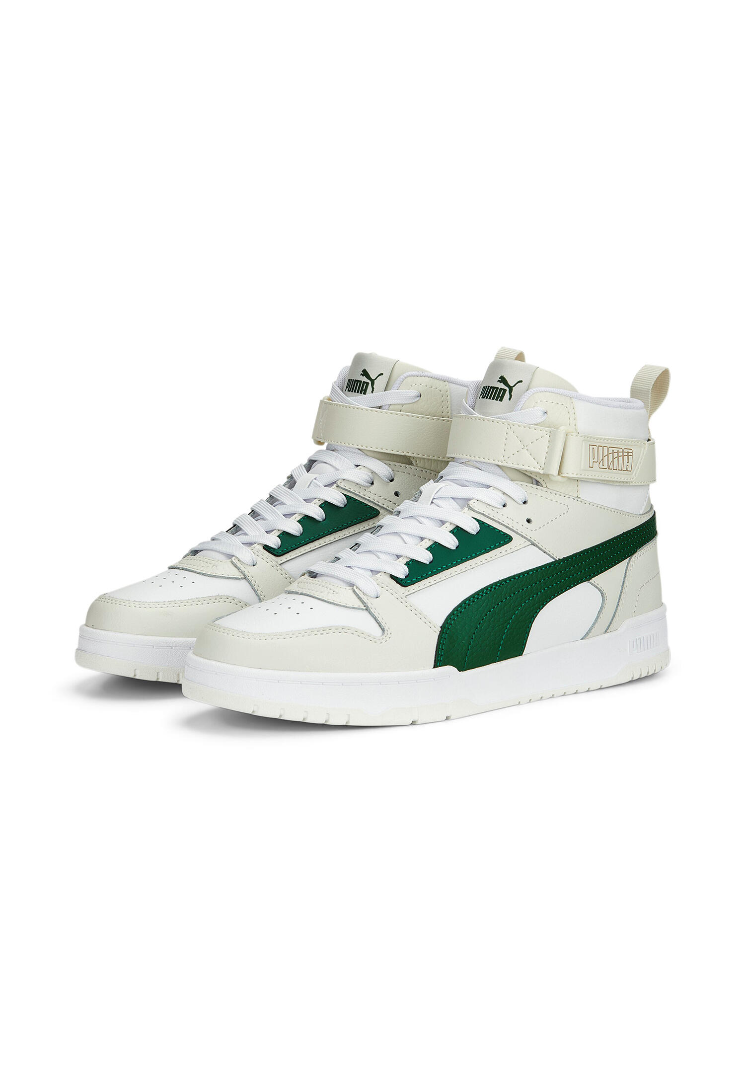 Puma RBD GAME Sneaker High Unisex 385839 10 weiss-grün 1/7