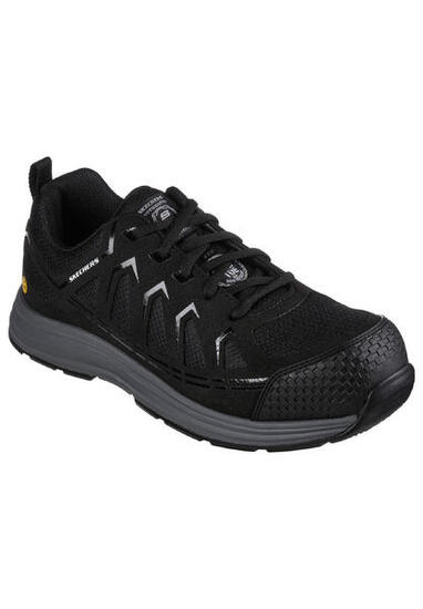 Zapatillas Hombre Skechers Work: Malad Ii Comp Toe Negro