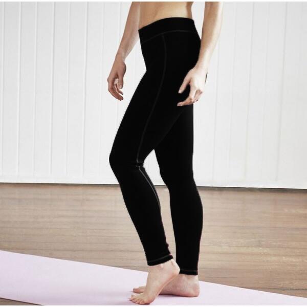 Just Cool Womens/Ladies Girlie Athletic Sports Leggings/Trousers (Jet Black) 2/2